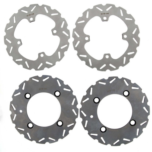 Brake Rotors fit Polaris Ranger Crew XP 1000 NS 2020-2023 Front and Rear RipTide