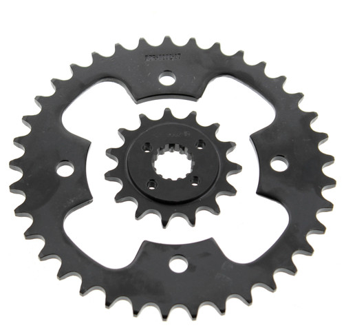 2005 - 2007 Polaris Predator 500 15 Tooth Front & 37 Tooth Rear Black Sprocket