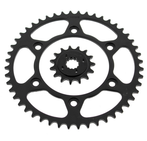 Sprockets fit Honda XR600R 1991 - 2000 15 Tooth Front & 48 Tooth Rear Black