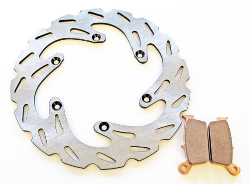 1999 - 2005 fits Suzuki RM250 Rear RipTide Brake Rotor & Severe Duty Brake Pads