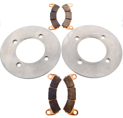 Brake Rotors & Pads fit Polaris General XP 4 1000 Sport 2023 - 2026 Front MudRat