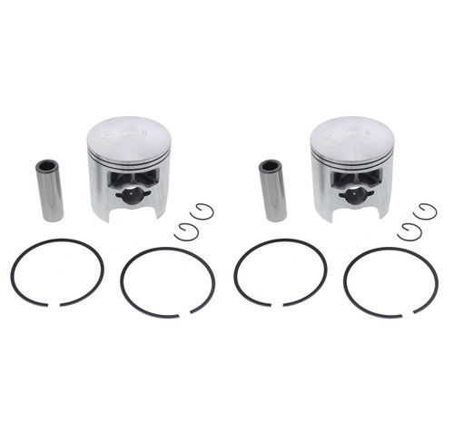 1999-2007 Yamaha VK540 III Piston Kit x2 +0.20" O/S Natural Coating Race-Driven