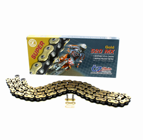 1994 - 1996 Polaris Sportsman 4X4 CZ MXG Gold Non O-Ring Chain 520-64L