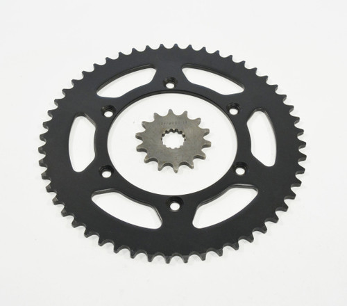 2003-2009 Yamaha YZ450 F 450 14 Tooth Front and 52 Tooth Rear Black Sprocket