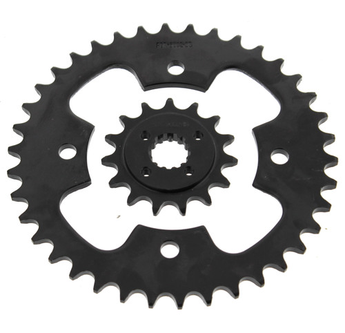 2005 - 2007 Polaris Predator 500 15 Tooth Front & 38 Tooth Rear Black Sprocket