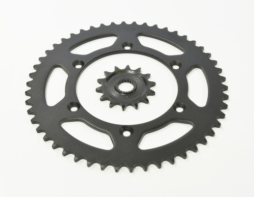 Sprockets fit Yamaha WR250 F 250 2001-2013 Front and Rear Black 14/50