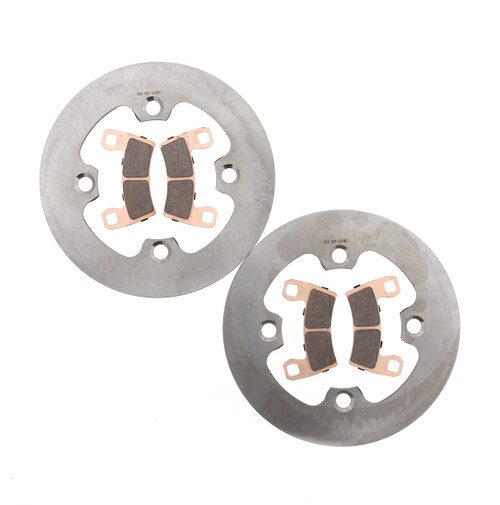 15-2017 Polaris RZR 900 Razor (50/55 IN) Front MudRat Brake Rotors & Brake Pads