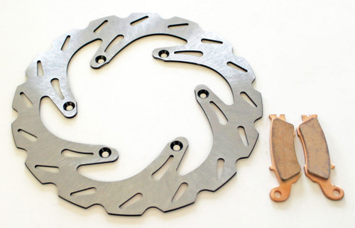 Brake Rotor & Brake Pads for 2008-13 Yamaha YZ450F Front RipTide by Race-Driven