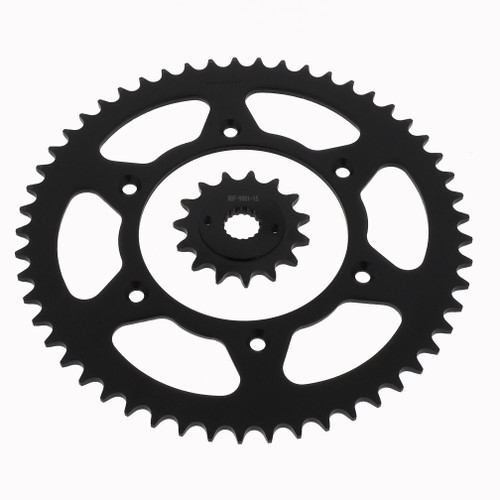 15 Tooth Front Sprocket & 53 Tooth Rear Sprocket fits 1996 - 2004 Honda XR400R