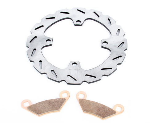 Rear RipTide Brake Rotor and Brake Pads fits 2016-2020 Polaris Sportsman SP 570