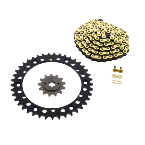 2000 2001 Yamaha 200 Blaster YFS200 CZ Gold MX Chain & Black Sprocket 13/41 94L