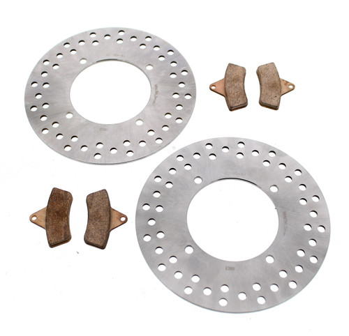 1999 - 2004 Arctic Cat 250 2X4 Front Brake Rotors and Severe Duty Brake Pads