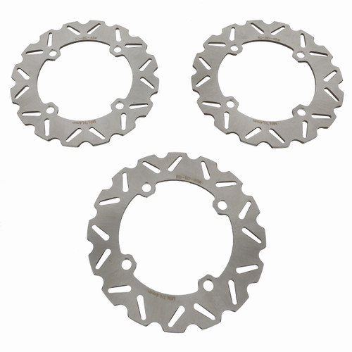RipTide Front & Rear Brake Rotor Discs for 2013-17 Can-Am Commander DPS 1000 4x4