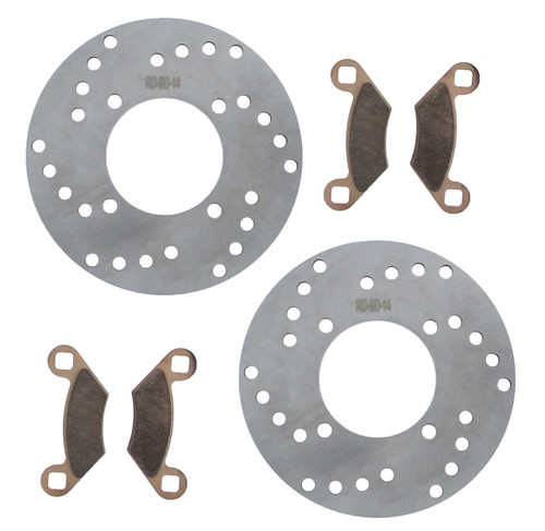 Brake Rotors & Brake Pads for Polaris 250 Trail Blazer 1994 1995 1996 Front
