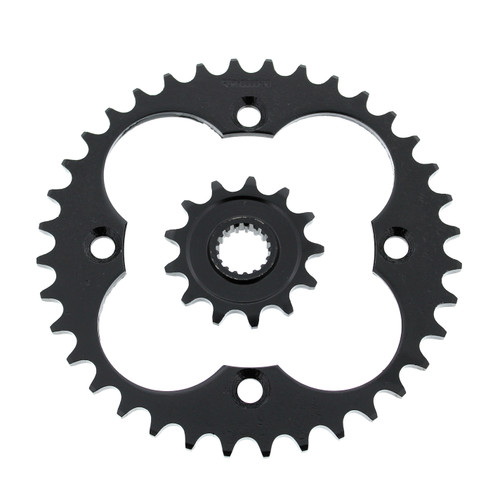 2010 - 2014 Honda TRX450R 13 Tooth Front & 36 Tooth Rear Silver Sprocket