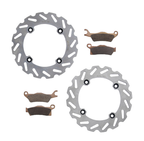 2015 Can-Am Outlander L DPS 500 Front RipTide Brake Rotor Discs & Brake Pads