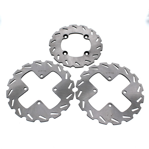 2011 2012 Can-Am Outlander Max 650 Front & Rear RipTide Brake Rotors Discs X3