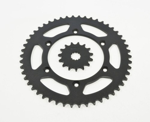 2003-2014 Yamaha WR450 F WR 450F 15 Tooth Front & 50 Tooth Rear Black Sprocket