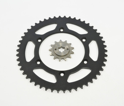 2005-2014 Yamaha TT-R230 230 13 Tooth Front and 50 Tooth Rear Black Sprocket