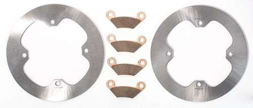 2011-2014 Polaris Sportsman 550 Forest Front MudRat Brake Rotors & Brake Pads