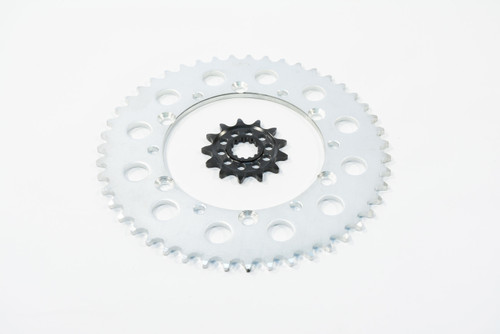 2008-2014 Kawasaki KLX450R 13 Tooth Front & 47 Tooth Rear Silver Sprocket