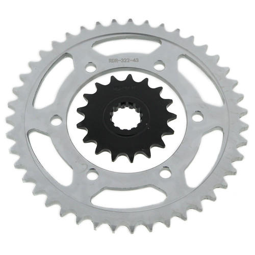 2004 2005 Yamaha YZF-R1 YZF R1  Front And Rear Sprocket 17/43