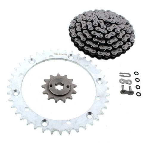 CZ ATV X Ring Chain & Silver Sprocket 13/40 92L 2004-2006 Yamaha YFS 200 Blaster