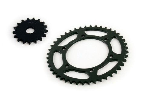 2000 2001 2002 Kawasaki W650 EJ650A Front & Rear Sprockets 17/44