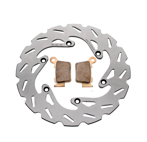 Brake Rotors and Brake Pads fit KTM 250 XC-W 2006 - 2025 Rear RipTide