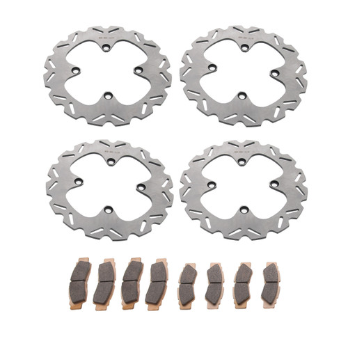 Brake Rotor and Brake Pads fit Yamaha YXZ1000R SE 2016 - 2018 Front and Rear