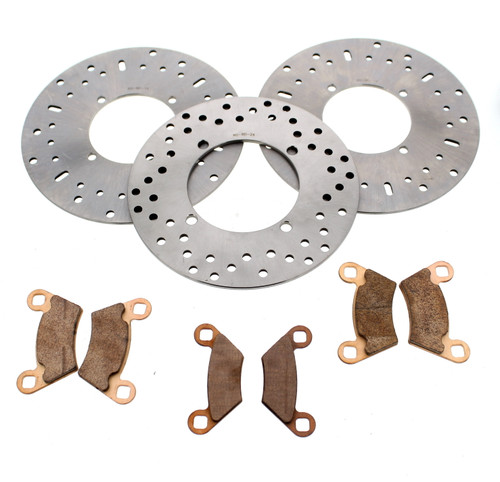 2016 Polaris Sportsman 850 Front and Rear Brake Rotors and MudRat Brake Pads