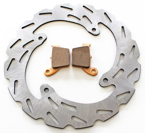 Brake Rotor & Brake Pads fit Honda CRF450RX CRF450 RX 2018 - 2023 Rear RipTide