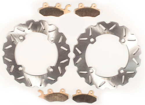 Brake Rotors & Brake Pads fit Can-Am Commander 800R 2011 - 2023 Front Brakes
