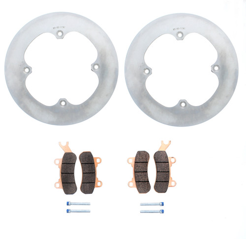 Brake Rotors and Brake Pads for Can-Am Maverick X3 2017 - 2024 Front MudRat Disc