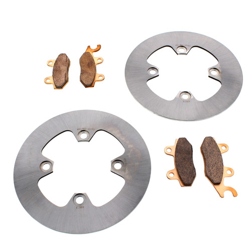 Brake Rotors & Brake Pads for Kawasaki Brute Force 750 2005-2022 Front MudRat