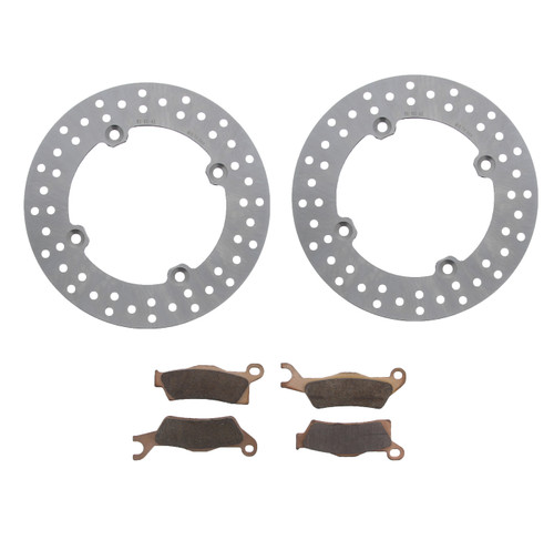 2015 Can-Am Outlander Max DPS 500 Front Brake Rotors Discs and Brake Pads