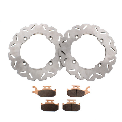 2017 Can-Am Commander Max DPS 1000 Rear RipTide Brake Rotors and Brake Pads
