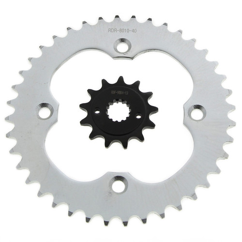 Sprockets for Suzuki Quadracer 450 LTR450 2006-2010 Front 13T & Rear 40T Silver
