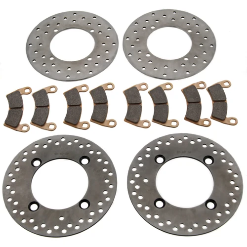 Brake Rotors & Brake Pads for Polaris Ranger XP 1000 NorthStar 2023 Front & Rear