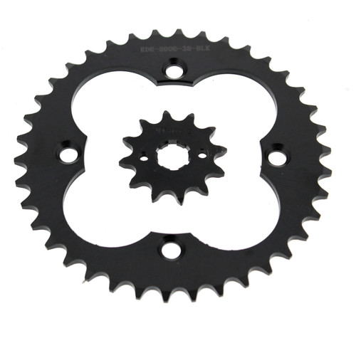 Sprockets fit Honda 300EX TRX300EX 1997 - 2000 12 Front & 38 Rear Black Sprocket