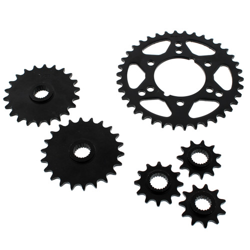 1993 Polaris 350L Trail Boss 350 4X4 Steel Sprocket Complete Set