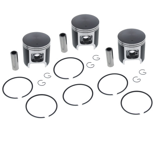 Piston Kit for Polaris XLT Touring 600 1995-1999 Teflon Coated x3 by Race-Driven