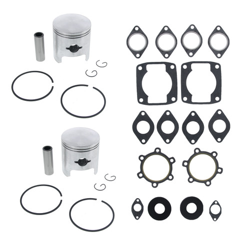 Piston and Gasket Kit fits Arctic Cat Cheetah 500 1986 1987 by Race-Driven