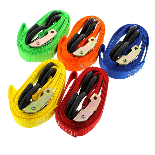 Cam Buckle Tie-Down Straps by Race-Driven - 6 Foot Strap