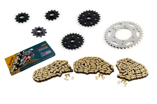 1992 Polaris 350L Trail Boss 350 4X4 CZ MXG Non O-Ring Chain and Sprocket Set