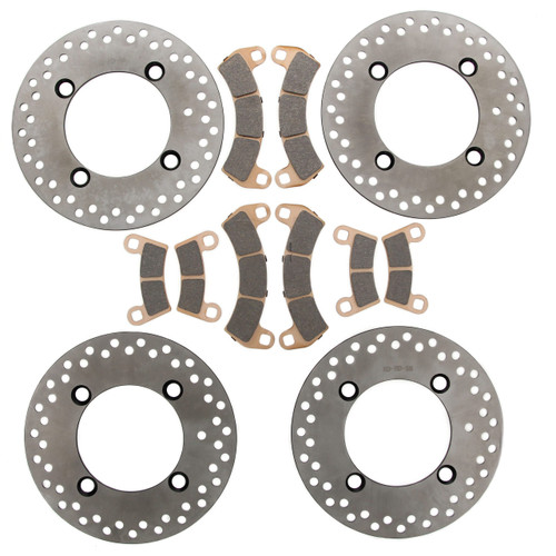 Brake Rotors & Brake Pads for Polaris General 4 1000 Sport 2025 Front & Rear