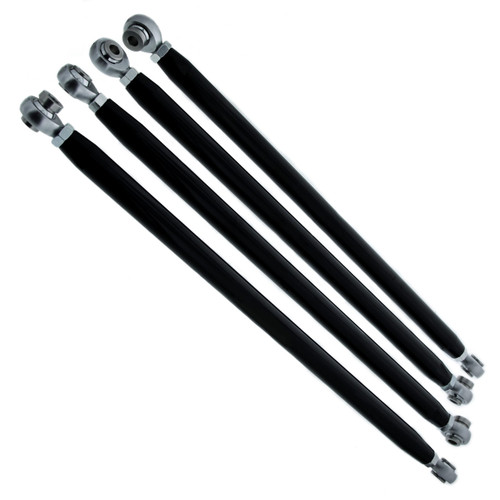 Radius Rods for Polaris RZR XP Turbo 64" 2017 - 2021 Rear Black Race-Driven