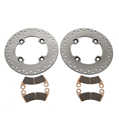 Brake Rotors and Pads Polaris Ranger XP 1000 Trail Boss 2021-2027 Front Brakes