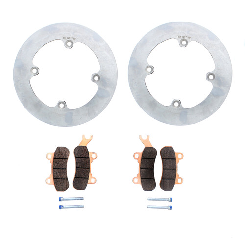 Brake Rotors and Brake Pads fit Can-Am Commander 1000R 2021 - 2026 Front MudRat