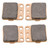 2002 Kawasaki KVF300 300 2X4 Prairie Front Brakes Severe Duty Brake Pads